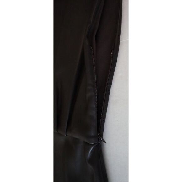 Bishop + Young Women's Sz XS Dark Chocolate Hayden Faux Leather Mini Dress $108 - Picture 5 of 11